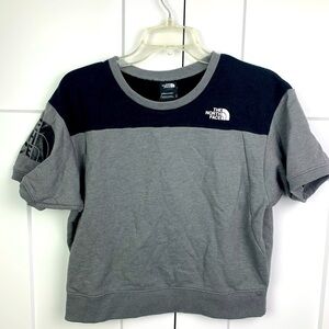 The North Face Black and Gray Hoodie Comfortable Sweatshirt